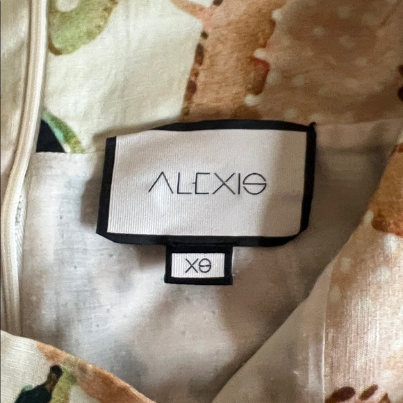 Alexis Ricarda Printed Linen-Blend Wide-Leg Pants - Picture 4 of 5